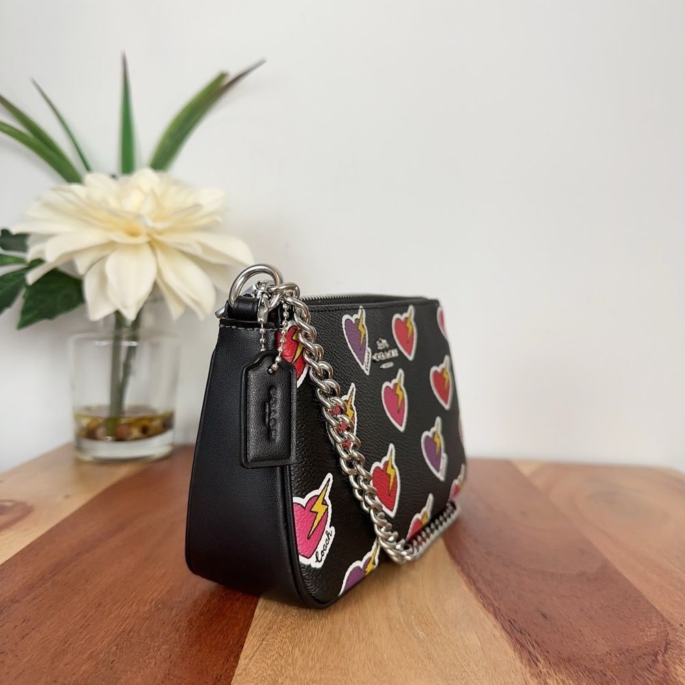 NWT Coach‎ Nolita 19 With Heart Bolt Print - Picture 2 of 6